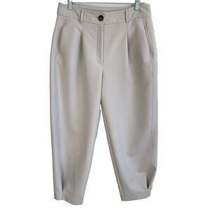 Abercrombie & Fitch High Rise Taper Tailored Pants Career Preepy Trouser Sz 30